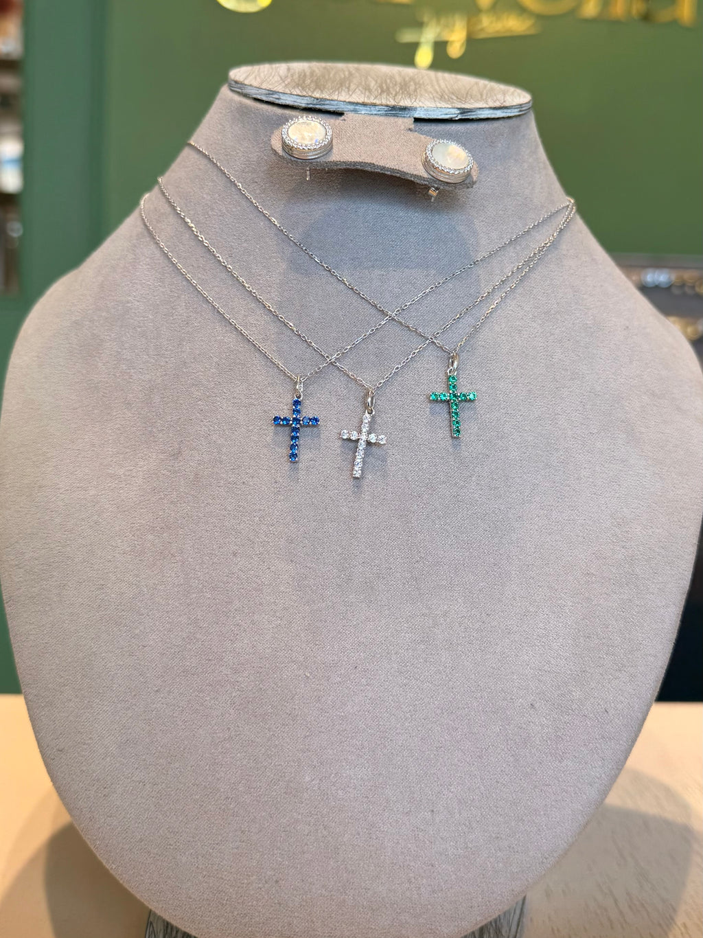Mini cruz circonias