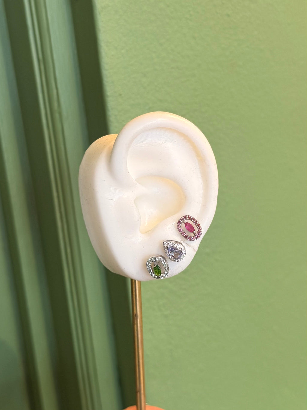 Aretes piedras preciosas