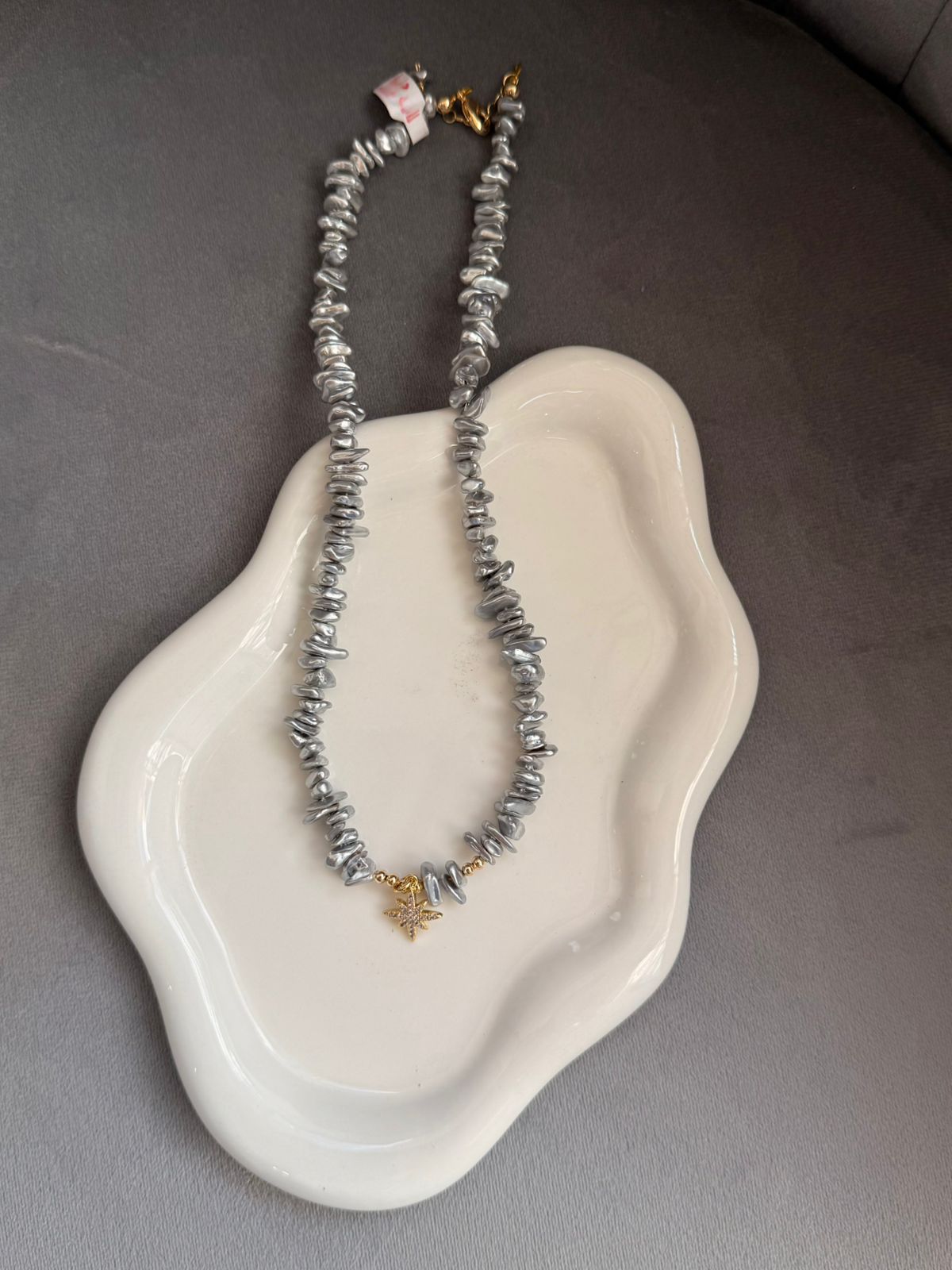 Collar Estrella (estrella chapa de oro 18k)